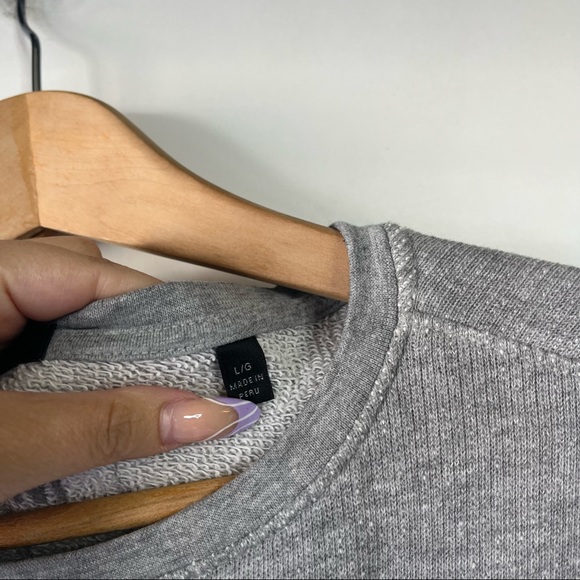 ATM Anthony Thomas Melillo grey oversized sweatshirt - Picture 3 of 5